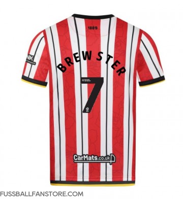 Sheffield United Rhian Brewster #7 Replik Heimtrikot 2024-25 Kurzarm